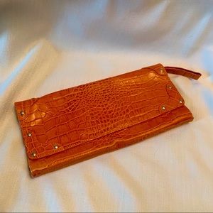 Claudia Firenze Italian Leather Clutch / Wristlet